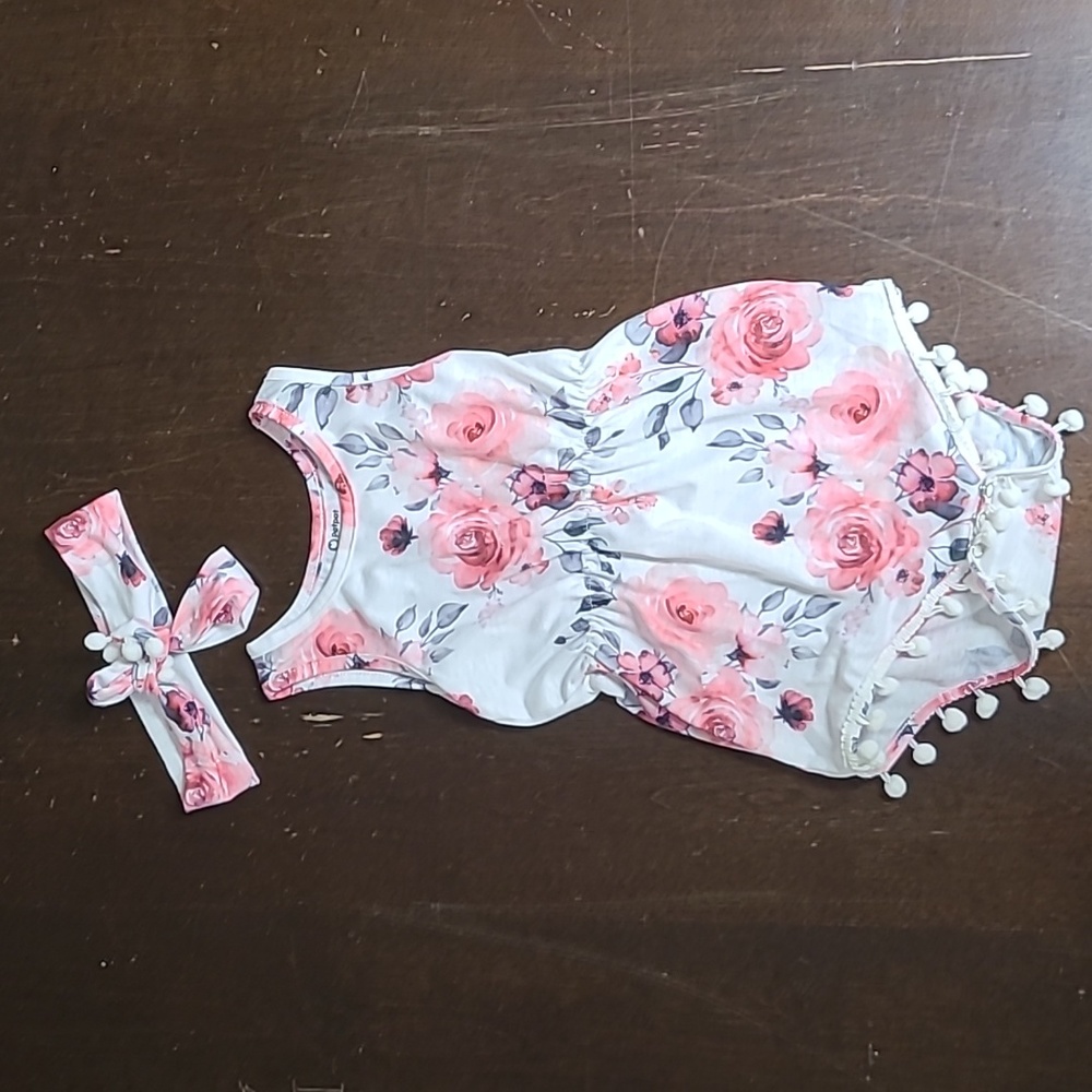 💥3/$20💥 Baby Romper with matching headband